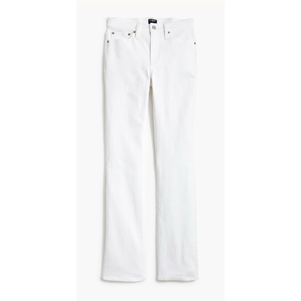J. Crew White Bootcut Jeans in All-Day Stretch Women’s Size 32